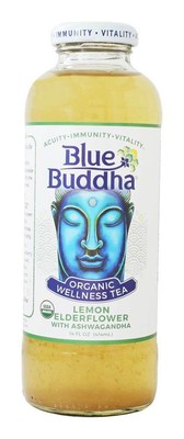Blue buddha Organic Lemon elderflower glass 14floz (850659004054)