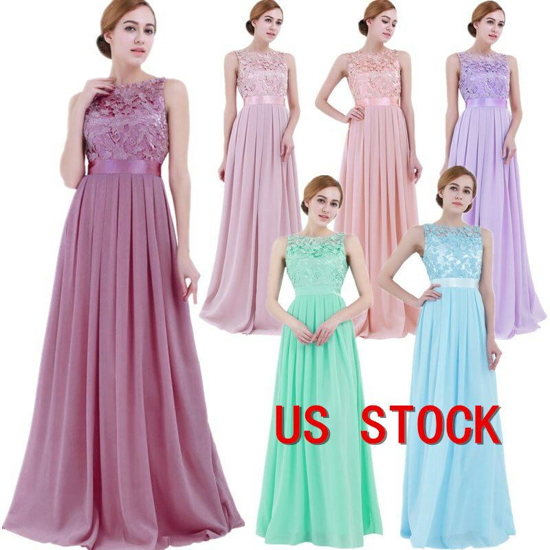 exotic bridesmaid dresses ChicTry Women Embroidered Chiffon Bridesmaid Cocktail Party Maxi Dress Lavender / 8