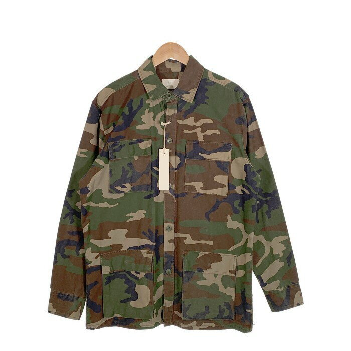 FOG FEAR OF GOD COLLECTION ONE Camo Jacket Woodland Camo FOG FEAR OF GOD COLLECTION ONE Camo Jacket Woodland Camo