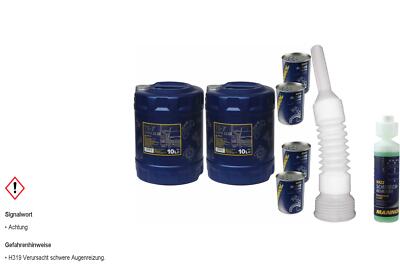 20L MANNOL TS-7 UHPD Blue 10W-40 API CJ-4 Motoröl synthetisch  Additiv Schlauch