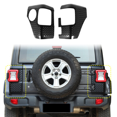 Protection Vitre Latérale Pour Jeep Wrangler JL 2018+ - Support En Alliage Aluminium Noir - Anti-rayures