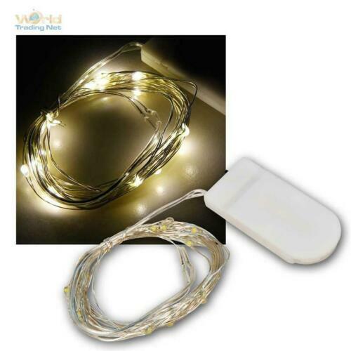 20 LED Twister Lichterkette Original Cotton Ball Lights LED-Lichterkette - 20 Lämpchen, Twister-Design, Mix Grau/Weiß Lichterkette Innen Led