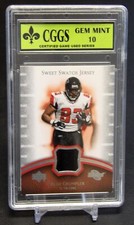 Alge Crumpler 2007 Upper Deck Sweet Spot Swatch Football Card #SS-AC CGGS 10