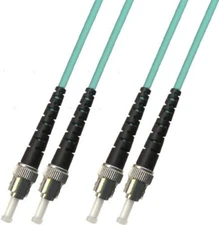 150M Multimode Duplex 10GB 10Gb OM3 Fiber Optic Cable 50/125 Long Length ST-ST