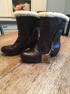 born shearling boots