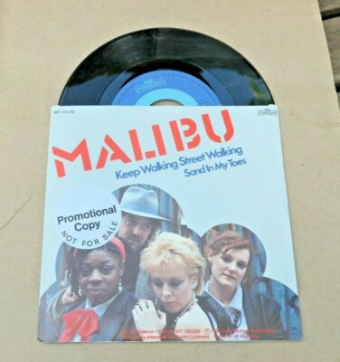 Malibu - Keep walking Street Walking - Single 7'' incl. Promobeilage