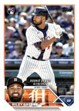 Riley Greene RC 2023 Topps Update Series #US298 MLB Tigers Rookie Debut ID:82592