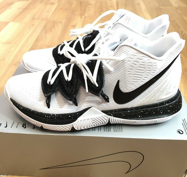 Nike Kyrie 5 TB Size 12 Team Oreo White Black Basketball Shoes | eBay