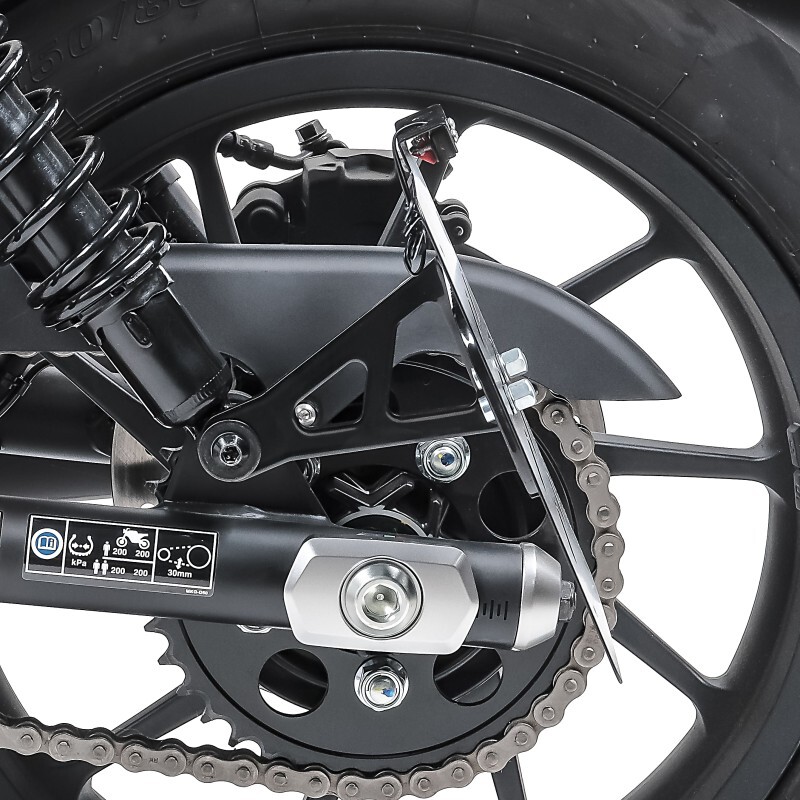 Support d'immatriculation pour moto custom Low LH4 CB35342 à inclinaison fixe et rigide - 3
