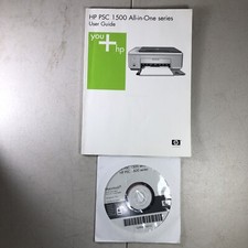 HP PSC 1500 All-in-One Series User Guide / Manual and Macintosh Disc