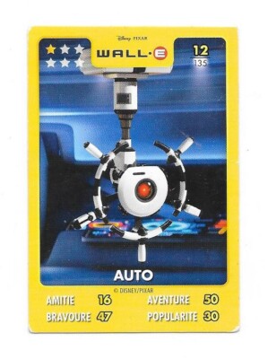 Auchan Karte - Disney Pixar Held - Wall E - Nr. 12 - Auto