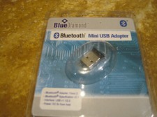 NEW... Blue Diamond Mini USB BlueTooth Adapter ...NEW