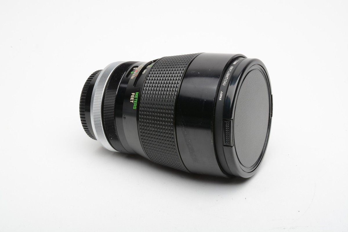 Vivitar Series 1 135mm f2.3 Tele lens, caps+sky filter, Canon FD