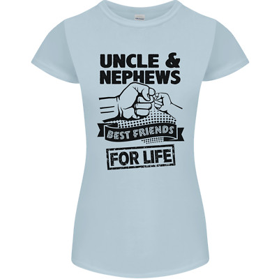 Uncle & Nephews Best Friends Day Funny Womens Petite Cut T-Shirt