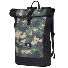 Rolltop Backpack Women  Men, Laptop Backpack with Laptop Compartment, Waterp...