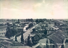 a1683 cartolina villa vicentina panorama provincia di udine