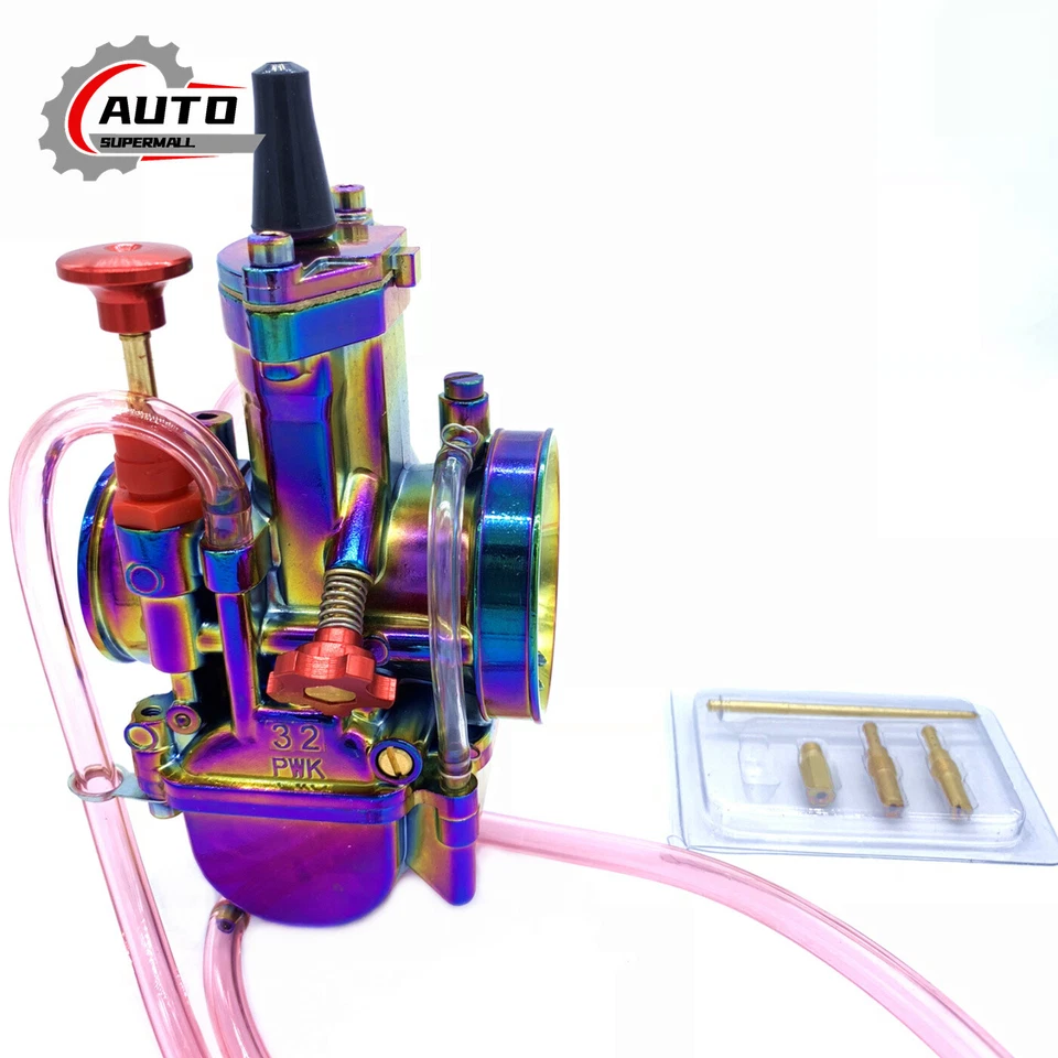 PWK32 Carburetor w Throttle Cable for Yamaha YZ175 YZ80 YZ85 YZ100 YZ125 Foto 2 de 4