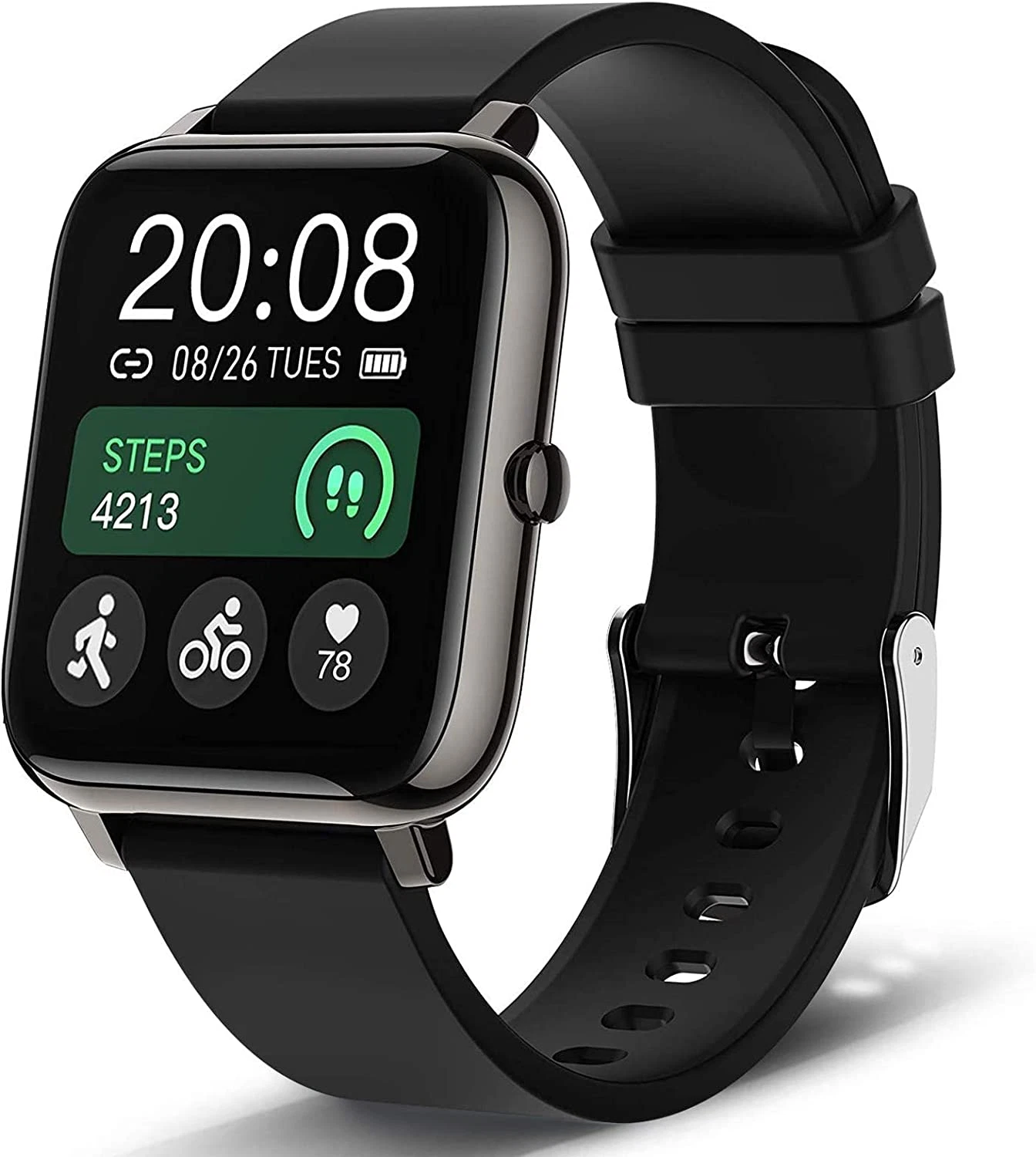 Fitness Activity Tracker Watch as Fitbit Heart Rate Monitor Pedometer for Women