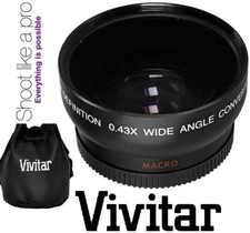 Hi Def Wide Angle With Macro Lens for Samsung NX300 NX1100 For 18-55mm Lens 