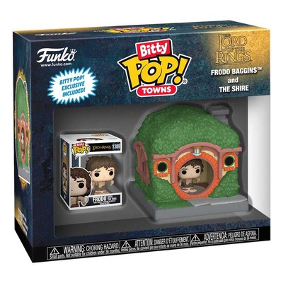 Herr der Ringe Bitty POP! Town Vinyl Figur Frodo at Shire (2,5 cm)