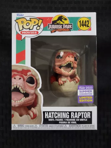☆Hatching Raptor☆ {Summer Con 2023} Funko Pop Jurassic Park 2023.
