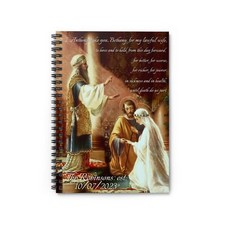 Wedding Gift Mary and Joseph with Customization, Marriage Personalized Text