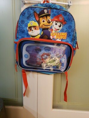 PAW PATROL Backpack Calling All Pups School Bag Tote 14”