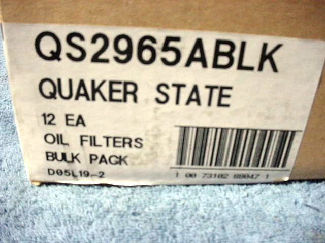 OIL FILTERS 12 Quaker State QS2965A BMW 535i M5 735i 735iL 645CSi L6 L7 M6 77-93 - Image 3 of 3