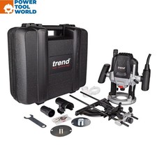 Trend T7EK 2100W 1/2" Variable Speed Router 240v In Kit Box