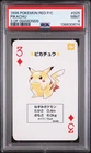 1996 POKEMON RED VERSION PLAYING CARDS 3 OF DIAMONDS #025 PIKACHU PSA 9