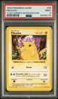 1999 POKEMON BASE SET UNLIMITED YELLOW CHEEKS-SHADOWLESS #58 PIKACHU PSA 9