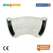 Half Round Gutter Angle 135° 112mm Rainwater System uPVC High Quality