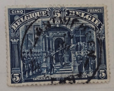 Stamp Belgium 1915 #121 used