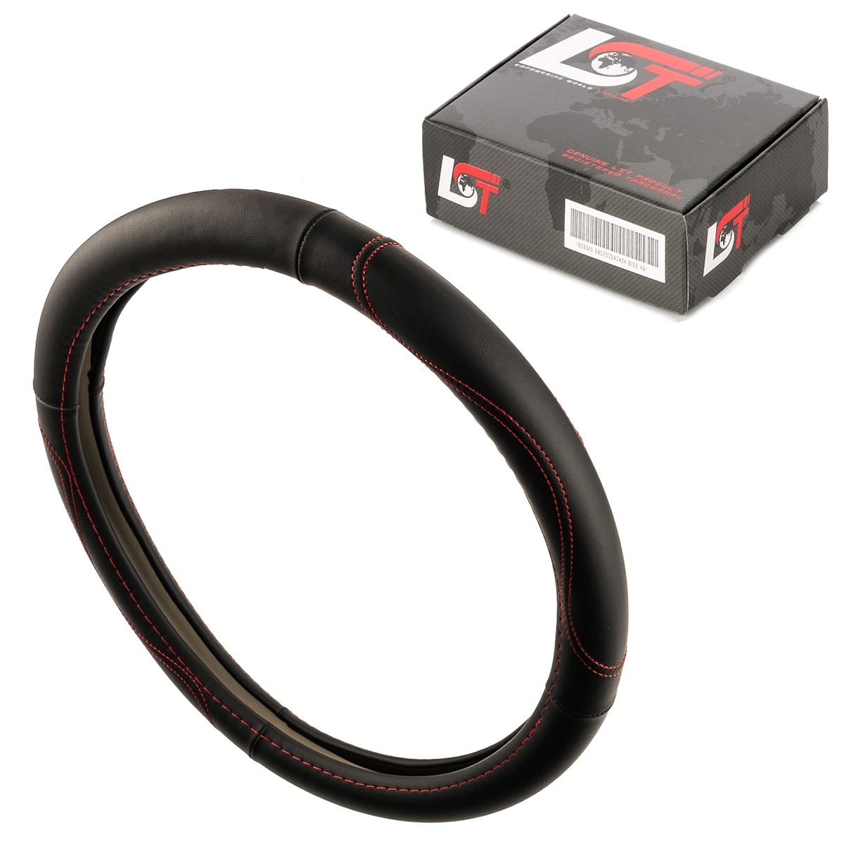 Steering Wheel Cover Ø 38X9 Cm 15X3.5 Inch Anthracite For Skoda