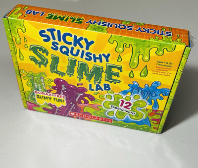 Scholastic School Essentials Sticky Squishy Slime Lab - NEW - Borax Free