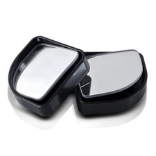 2PCS Car Fan Shaped Blind Spot Mirrors, Safety HD Glass Wide Angle Black