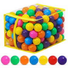 Suncuber Ball Pit Balls pour tout-petits : 200 balles colorées non toxiques - Sans BPA, P