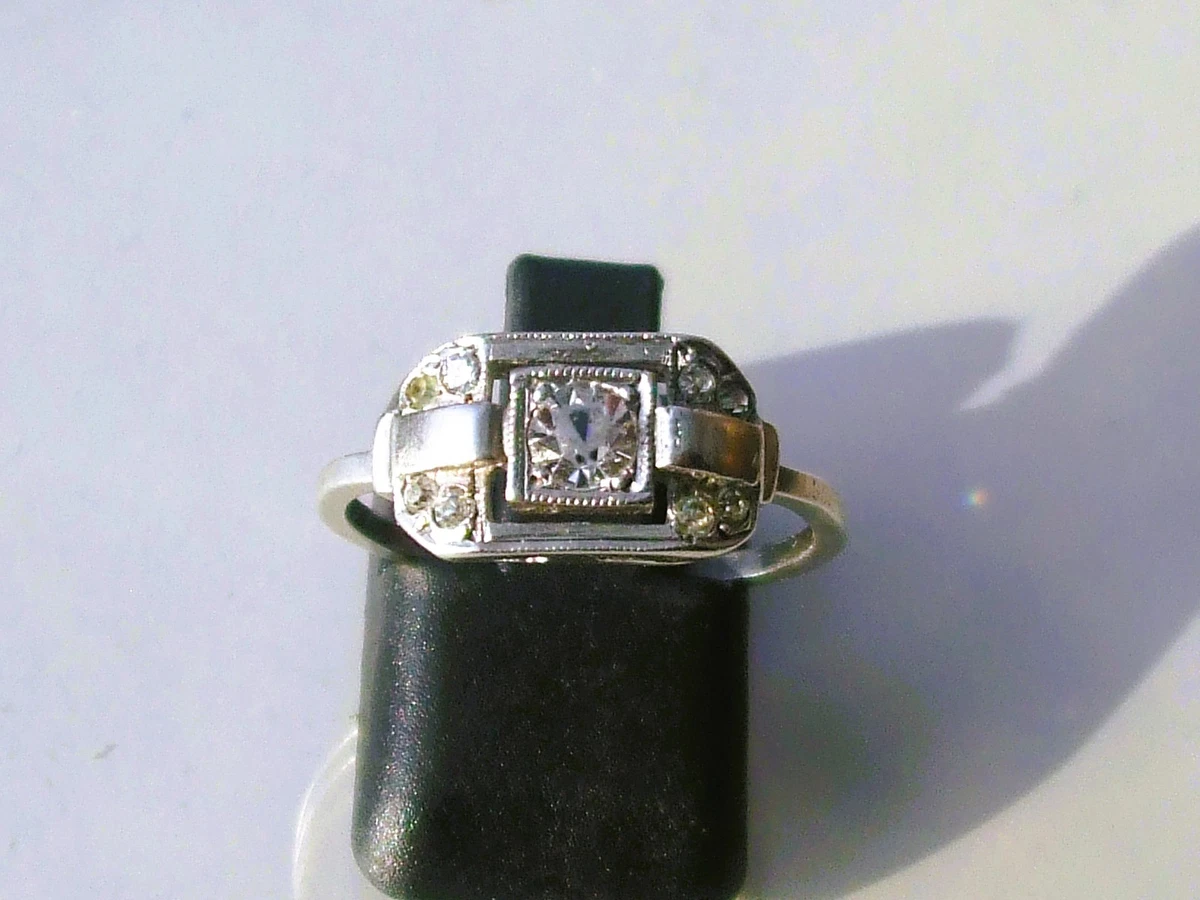 Bague vintage en pierre naturelle incrustée - Paradise Designs