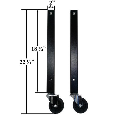 Camp Chef SmokePro DLX 24 Swivel Caster Leg Set, PGLC