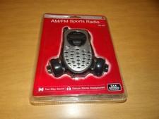 Duraband PR-355 AM/FM Sports Radio with Deluxe Stereo Headphones NEW/SEALED