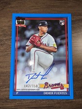 DIDIER FUENTES RC - 2026 Topps Series 1 - 1991 Auto - Blue /150 BRAVES #91A-DID