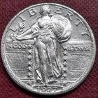 1927 Standing Liberty Quarter 25c AU+ High Grade Details #102319