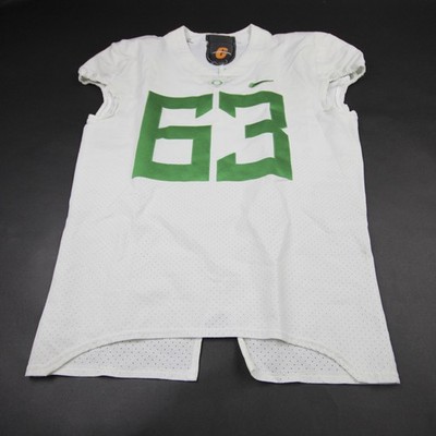  Oregon Ducks Nike Game Jersey - Football Men's White Used 44