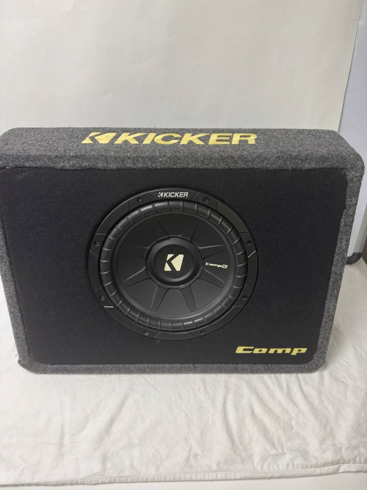 Kicker 10 CompS 2ohm 600 Watt Max 300 Watt RMS Car Audio Sub Box TCWS102