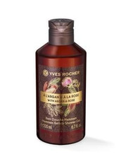 Yves Rocher Sensual Bath Shower Gel Argan Rose Petals Moisturizing 6.7 fl.oz.