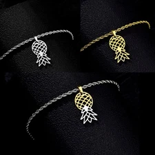 Upside Down Pineapple Anklet - UpsideDown Pineapple Swinger  Ankle Bracelet