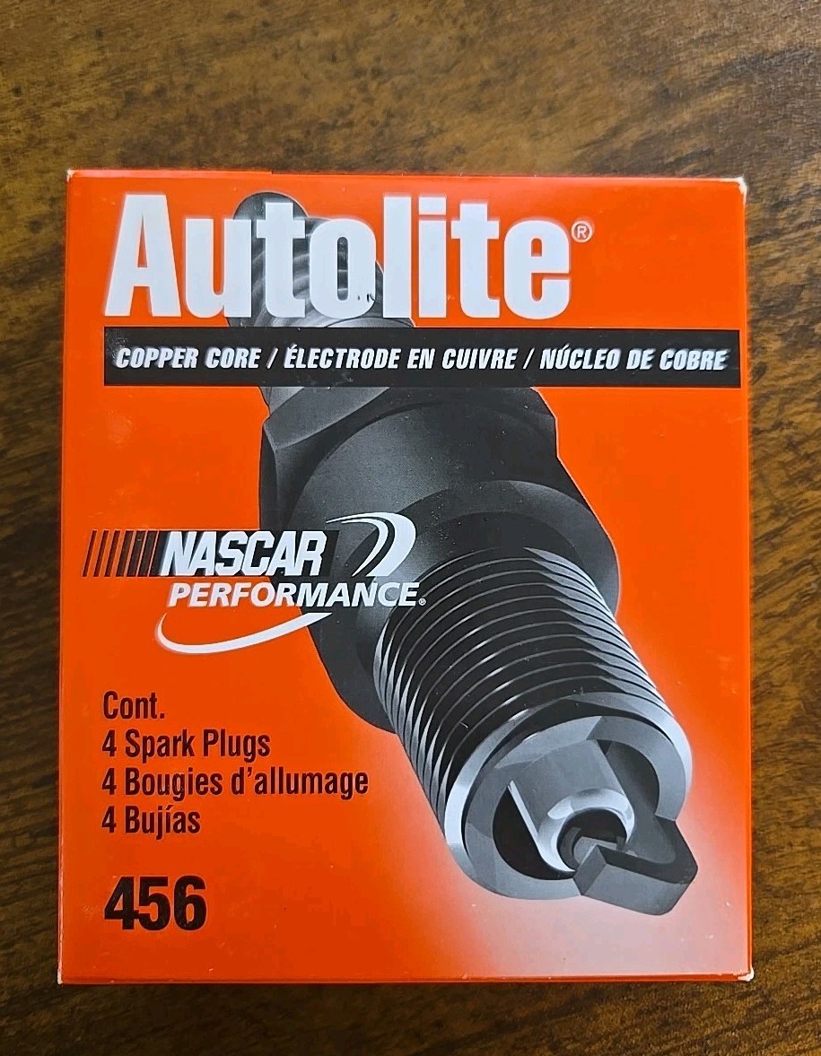 Autolite Spark Plugs 456 Pack of 4 Brand New In Box Nascar Performance 