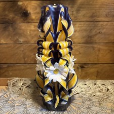 Beautiful Hand Carved Candle, Perfect Gift For Any Occasion