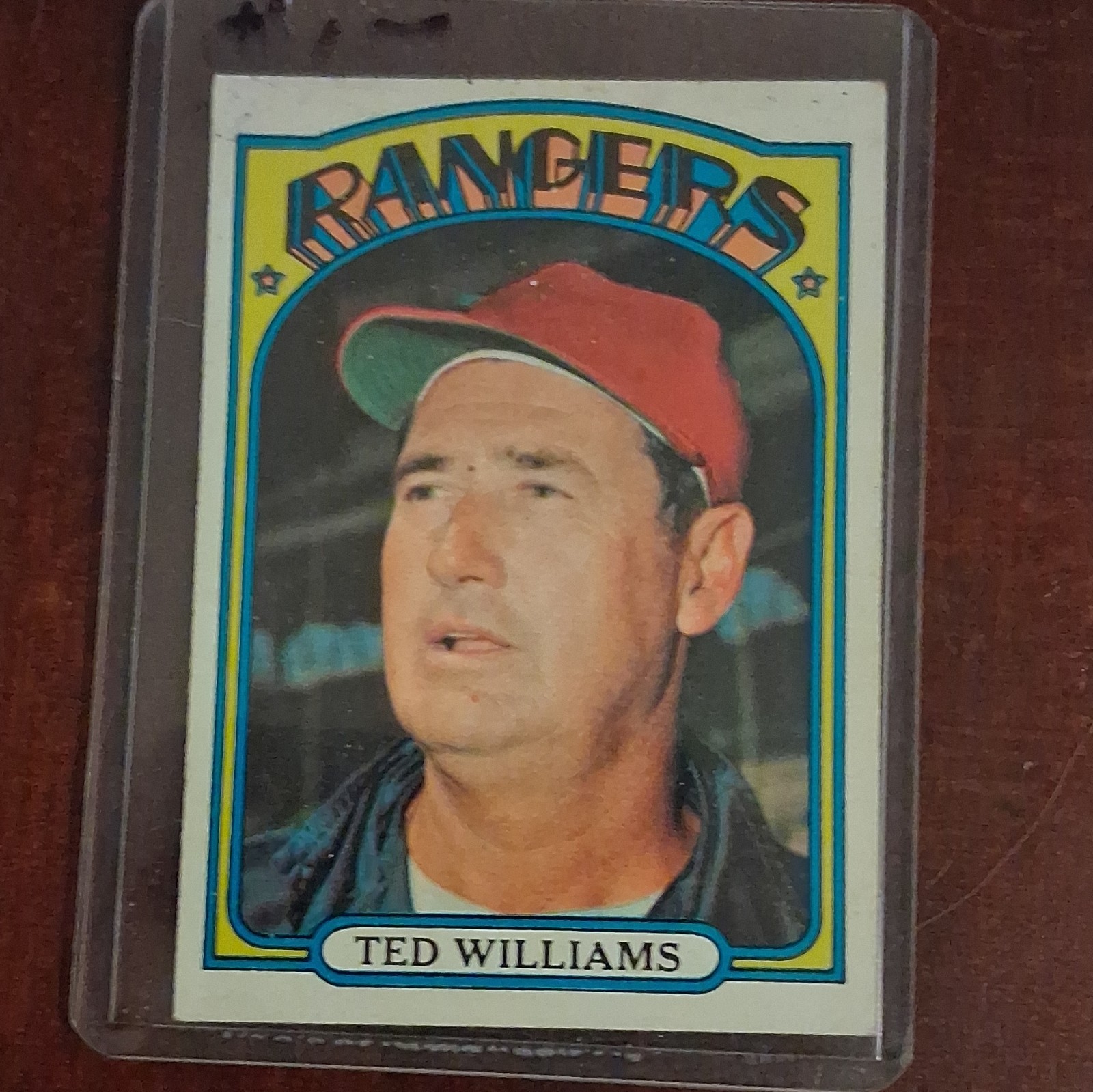 Topps 1972 Topps #510 Ted Williams Texas Rangers Baseball Card Base Set