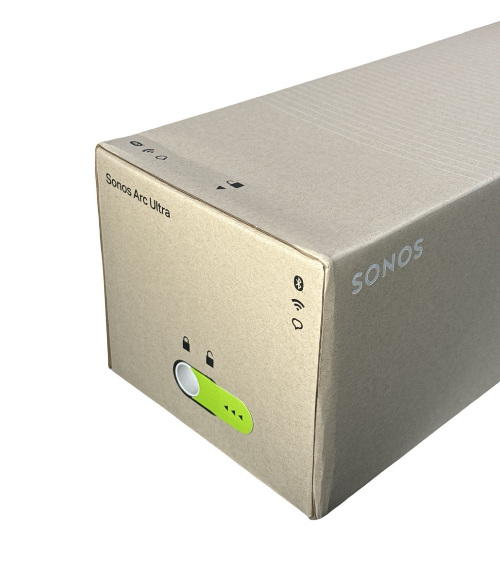BOX ONLY Sonos Arc Ultra Soundbar 9.1.4 Surround Sound (Black